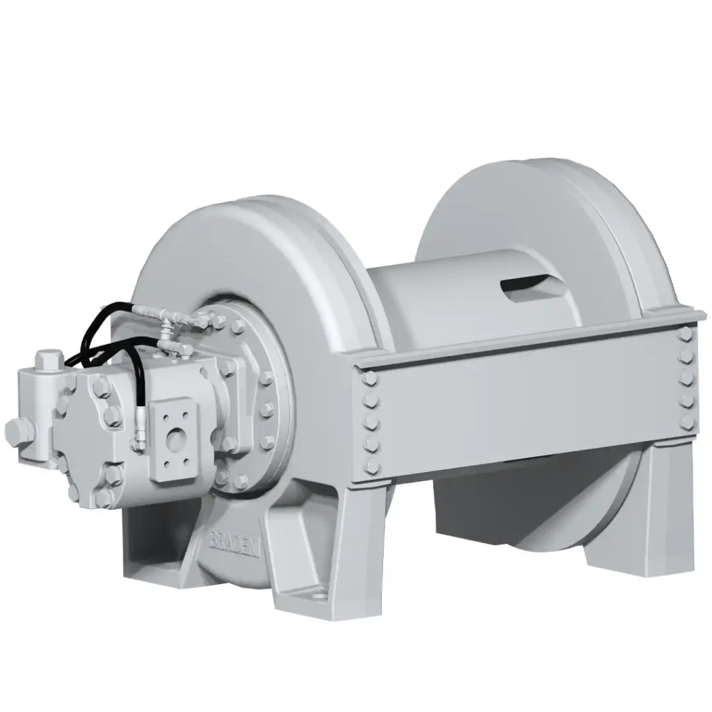 Hochleistungsseilwinde der CH-Serie mit großer Seiltrommel