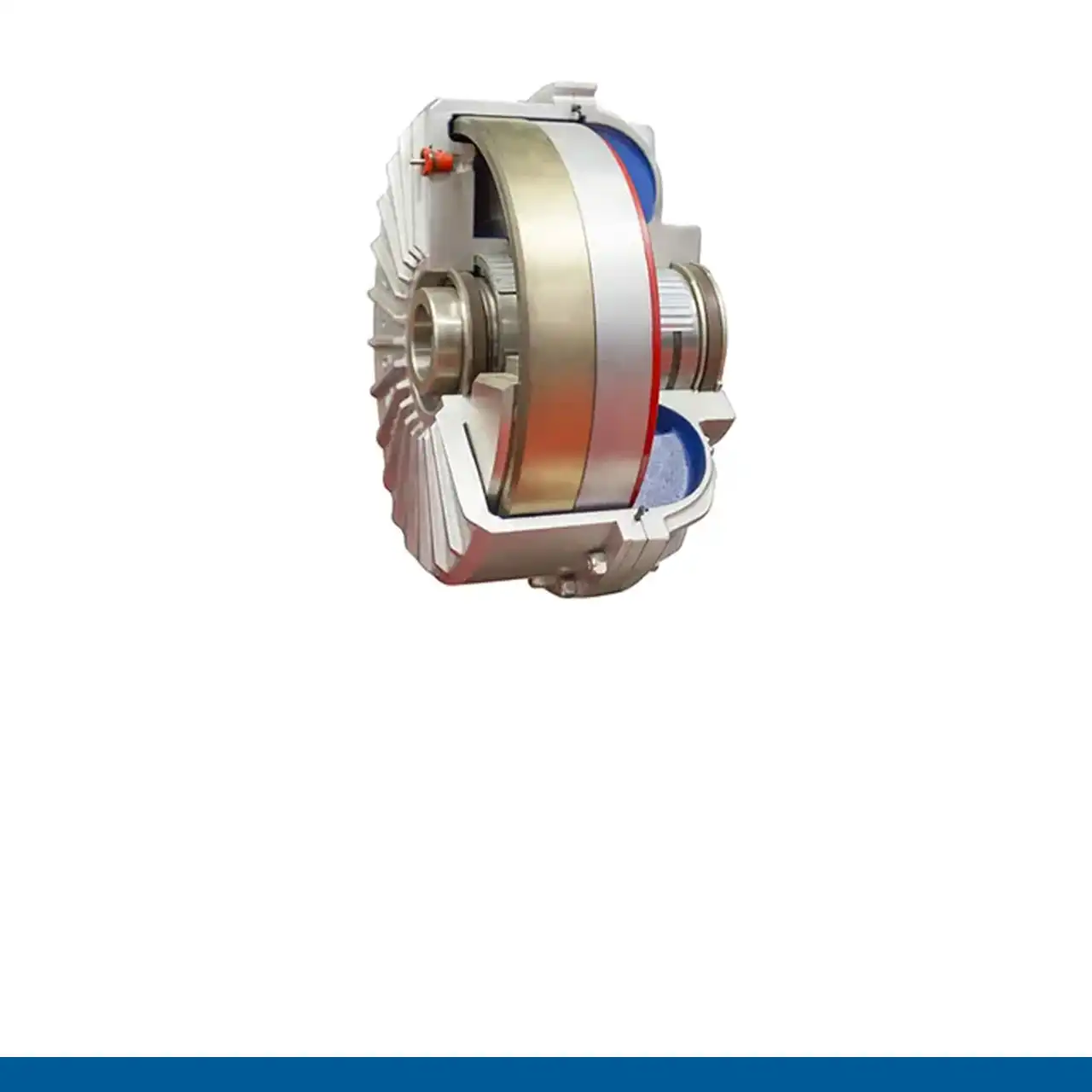 Schnittdarstellung der ROTOMEC Kupplung mit Dämpfungssystem