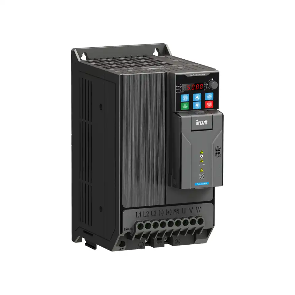 INVT Frequenzumrichter GD28-7R5G-2 für 230 V 3-phasig mit bis zu 11 kW Leistung, STO & USB-C