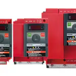 Das Foto zeigt die Toshiba Vf-NC3 Serie - Alle Baugrößen auf einen Blick